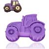 Half Forest Stampo Per Torta Trattore Stampo Silicone Trattore 3d Per Festeggiare I Compleanni Bambini, Per Preparare Torte, Pane, Cioccolatini, Dolci, Budini (Viola)