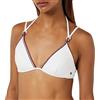 Tommy Hilfiger Top Bikini a Fascia Donna Non Imbottito, Bianco (Th Optic White), M