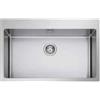 Apell PRONTA CONSEGNA - SPEDIZIONE IMMEDIATA Lavello da Incasso 1 Vasca Sopratop - Filotop 75 x 51 cm Acciaio Inox con Fascia Miscelatore Radius R12 Apell LNR75FBC