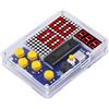 Henakmsl Console Di Gioco Fai-da-te Kit con Corpo in Acrilico, Portatile Tutorial Di Saldatura Giochi Classici ConLuce Educazione Mentale Crea la Tua Console Di Gioco