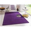 HANSE Home - Tappeto a Pelo Basso Fancy, in Polipropilene, 160 x 240 x 0,7 cm, Colore: Lilla