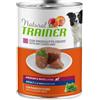 Amicafarmacia Natural Trainer Cibo Umido Prosciutto Crudo/Riso Per Cani Adulti Taglia Media/Grande Lattina 400g