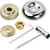NiceLand 6 Pz Fissaggio per Decespugliatore Lama Dado Fissaggio Kit, Metallo Kit Adattatore Tosaerba, Dado Fissaggio Kit per Lama Decespugliatore, Adatto per Ricambi Decespugliatori e Tosaerba