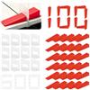 W Rxkiocs 700 Pezzi Croisillon Tile Autolivellante Cuneo Piastrella Croisillon con Base 1mm per Posa Riutilizzabile