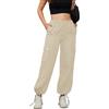 Alaster Queen Bretelle da Donna Bretelle da Donna Pantaloni Casual Large Beige XL