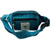 Shakra Health Marsupio in cotone di canapa himalayana, ecologico, in stile hippie, colore turchese, Blu, Marsupio con clip