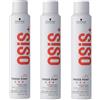 Schwarzkopf Osis + Freeze Pump 3 x 200ml Osis Finish, lacca per capelli spray per un' ottima tenuta