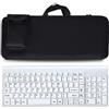 AF-WAN Set di mouse e tastiera in neoprene, per tastiera JOYACCESS Wireless Mouse Keyboard (AZERTY Layout) in casa, ufficio e all'aperto, nero