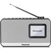 Panasonic RF-D15EG-K Radio Digitale DAB+/FM Portatile con Bluetooth, Display LCD TFT 2,4, Diffusore 1W 5CM, Alimentata a Batteria e AC, Funzioni Sleep, Sveglia, Orologio, Nero