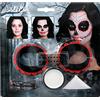 Boland 45088 - Set trucco Giorno dei Morti, set trucco multipezzo per carnevale o Halloween, trucco per costumi in maschera