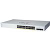 Cisco Switch di rete Cisco CBS220-24P-4G Gestito L2 Gigabit Ethernet (10/100/1000) Supporto Power over (PoE) 1U Bianco [CBS220-24P-4G-UK]