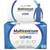 Multicentrum Uomo Integratore Alimentare Multivitaminico Vitamina B D3 A Calcio Magnesio 30 Compresse