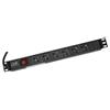 Digitus Multipresa per Rack 19 6 prese Schucko Spina 16A Nero
