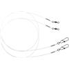 Spro Matt Black Leader Fluoro - 2 lenze per pesca a spinning, lenza per spinning, lunghezza / diametro / portata: 40 cm / 0,45 mm / 15 kg - 33 lb