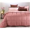 Caleffi TRAPUNTA MODERN LETTO SINGOLO 1 PIAZZA TINTA UNITA DOUBLE FACE VARI COLORI (Rosa)