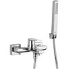 Jacuzzi Gruppo vasca esterno con doccia duplex Jacuzzi | rubinetteria Tank ottone cromato 0TN00002JA01
