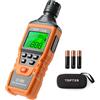 Toptes CT-300 Rilevatore Monossido di Carbonio, Rilevatore di CO Allarme Acustico e Visivo, 0-5000 Ppm, Schermo LCD illuminato, Casa, Auto, Campeggio, Viaggi (Batteria Inclusa X3) - Arancione