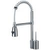 Elleci PRONTA CONSEGNA - SPEDIZIONE IMMEDIATA ELLECI Chef Miscelatore Cucina Rubinetto monocomando con canna alta girevole a molla e doccetta orientabile doppio getto cromato - MIKCHECR