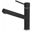 Elleci MKKREN86 Miscelatore monocomando Cucina con canna girevole e doccetta estraibile Reno finitura Keratek Nero Black 86