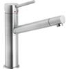 Nobili PRONTA CONSEGNA - SPEDIZIONE IMMEDIATA Miscelatore Lavello Cucina Canna Girevole Ø42,5 Serie Snow Nickel Spazzolato (inox) Nobili SN00713IX