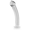 LoveToy Glass Romance G-Spot Dildo GS03C Clear
