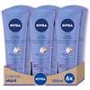 NIVEA Crema Mani Vellutante in Confezione da 6 x 100 ml, Crema Nutriente Arricchita con Burro di Karité, Crema Profumata per le Mani dalla Formula Morbida e Leggera