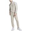 Adidas Basic 3 Stripes Fleece Tracksuit Beige S / Regular Uomo