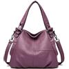 BUKESIYI Donna Borse a Mano Borsa a Tracoll Marca Spalla Elegante Tote 2023 PU Pelle CCIT77312 Porpora