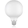 ledscom.de Lampadina LED E27, G125, bianco caldo (2700 K), 6,2 W, 845lm, vetro smerigliato extra opaco