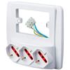 ROSI Materiale Elettrico Srl Multipresa con 3 Prese Schuko Bivalenti 10/16A Rosi RS94132