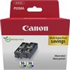 Canon Cartuccia Canon CLI-36 doppia confezione Nero/Ciano/Magenta/Giallo 2pz [CLI-36 MULTICOLOR TWIN]