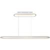 Leroy Merlin Lampadario LED design Vasilica bianco, luce naturale 7000 lumen