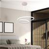 Leroy Merlin Lampadario LED moderno Malena bianco Ø50cm, luce con 3 temperature di colore 5000 lumen
