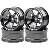 PRATYAHARA Cerchio in lega 4P con 6 raggi per RC 1/10 On-Road 1052 Drift TE37+,