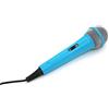 Tramo, microfono professionale, stile classico, colore blu, dinamico, per bambini, per dispositivi con microfono, unidirezionale, con 3 m di filo per karaoke Costco