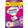 Brawn Foglietti Acchiappacolore - Per tutti i tipi di Bucato - Con Agenti Inibitori - contro lo Sporco e le Impurità - Formato: 80 pz - Brawn Bucato Sicuro
