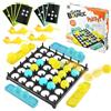 JTOOYS Bounce Off Game, Jumping Ball gioco da tavolo, per bouncing ball rimbalzo, giochi da tavolo per adulti con 16 palline e 9 carte sfida, per famiglie, feste (2-4 giocatori)