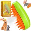 71Nmly Steamy Cat Brush,Spazzola per gatti 3 in 1,spazzola a vapore autopulente per gatti,spazzola a vapore per massaggi,spazzola per la cura degli animali domestici