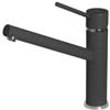 Elleci MGKSAV40 Miscelatore monocomando Cucina con canna girevole Sava finitura Granitek Matt Nero 40