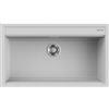 Elleci LMB36079 Lavello da Incasso 1 vasca Monovasca Sopratop 86 x 51 cm finitura Granitek Metal Aluminium 79 Best 360