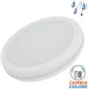 ALCAPOWER PLAFONIERA LED TONDA 24W LUCE 3 IN 1 IMPERMEABILE IP65 BIANCA PL24-65R-ALC930344