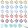 SAIJIAN 90 Pezzi Binder Clips Trasparente Clam Clip Plastico Clip per Raccoglitori Clip Fermafogli Clip di Ricarica Clip D'angolo del Libro per Fissa Carta Clip per Documenti