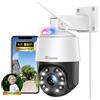 ctronics 4K 8MP 16X Zoom Ottico Telecamera Wi-Fi Esterno 5Ghz/2.4Ghz,Auto Cruise/Tracking/Zoom Videocamera Sorveglianza,Rilevamento di Persone/Veicoli/Animali Domestici,Visione Notturna 60M