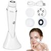 yotutun Spazzola Pulizia Viso Elettrica, Ricaricabile 4-In-1 Spazzola per la Pulizia del Viso Impermeabile IPX7 Massaggiatore Viso Spazzola Pulizia Viso per Ogni Tipo di Pelle per Pulizia Viso