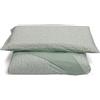 Foppapedretti Notte & Natura Sacco Copripiumino letto una piazza e mezza completo di federa; Petali Salvia 100% cotone Percalle, Made in Italy