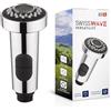 NDW - Doccia Cucina Disk, Doppio Getto, Spray Lava Piatti, Getto Areato, Attacco da 1/2 Pollice Maschio, Cromo, Plastica.