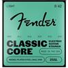 Fender® »CLASSIC CORE NICKEL PLATED STEEL ELECTRIC STRINGS« Corde per chitarra elettrica - Ball End - 255L 009/042