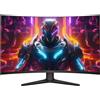 Koorui GA01 Monitor PC 80 cm [31.5] 2560 x 1440 Pixel 2K Nero (Koorui 32' 170Hz 1Ms Curved Gaming Monitor) [GA01]