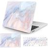 Vozehui Cover compatibile con MacBook Pro 13 Laptop Case 2020 Release M1 A2338/A225/A2289 Touch ID, con motivo in marmo, custodia rigida in plastica protettiva e custodia per tastiera