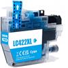 BROTHER CARTUCCIA COMPATIBILE PER BROTHER LC422CXL LC-422C XL CIANO 1500 PAGINE